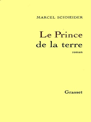cover image of Le Prince de la terre